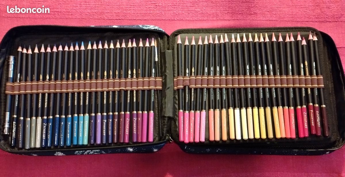 Coffret de crayons de couleur aquarelle professionnel, set de 120 ..., حجم الصورة 1200x615