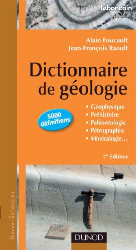 Dictionnaire de Géologie (image 1)