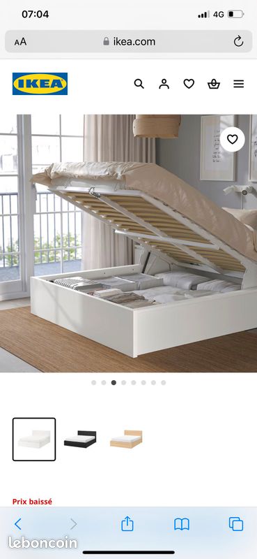 Lit 2 places IKEA (image 3)