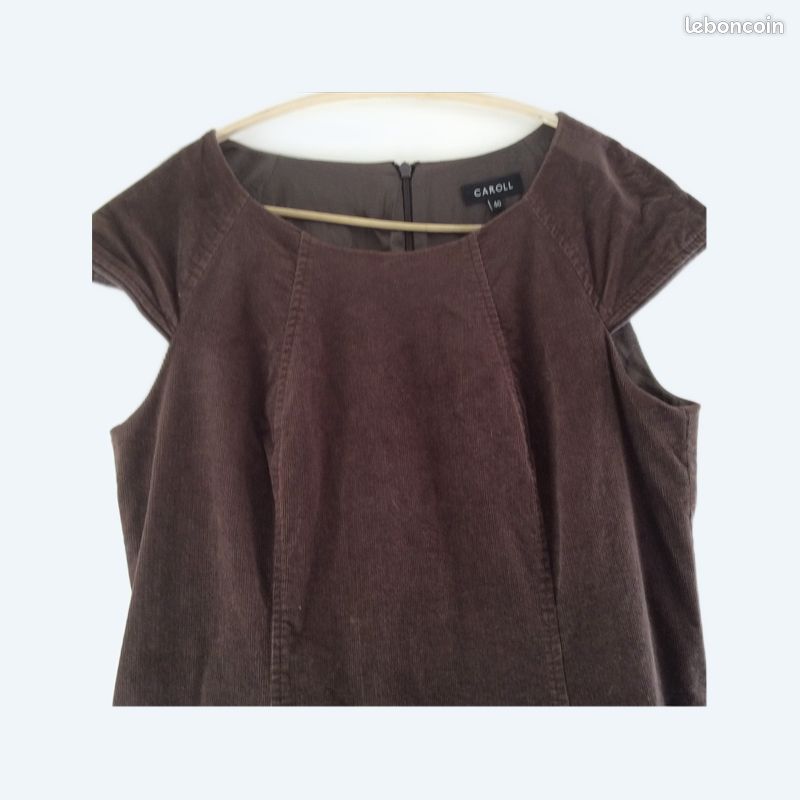 Robe chasuble velour CAROLL Vêtements