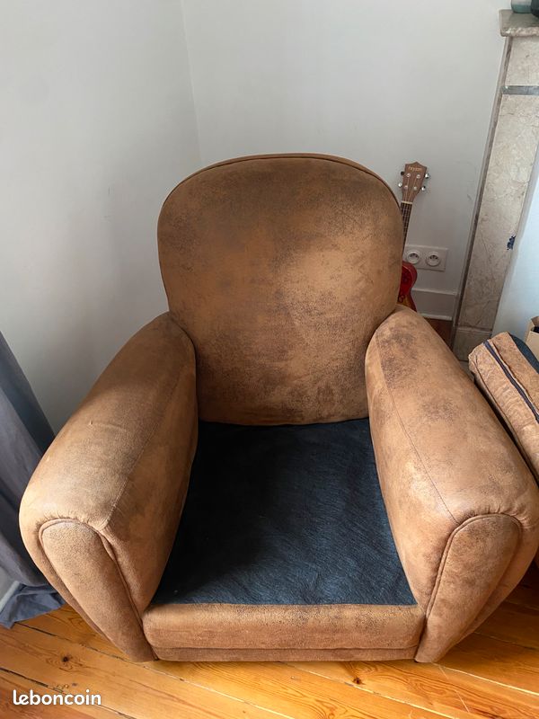Fauteuil Club Marron (image 7)