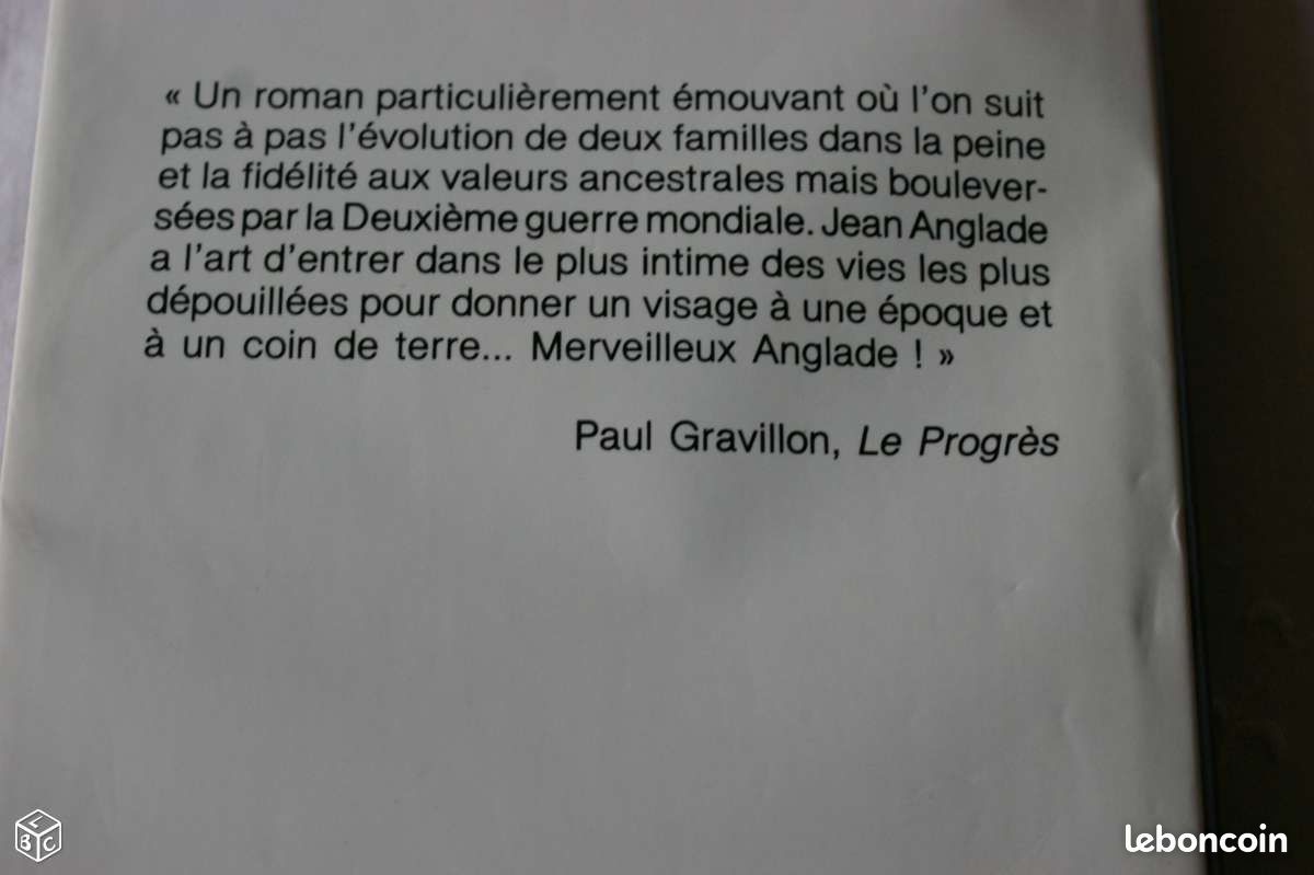 Jean Anglade "un parrain de cendre" (image 2)