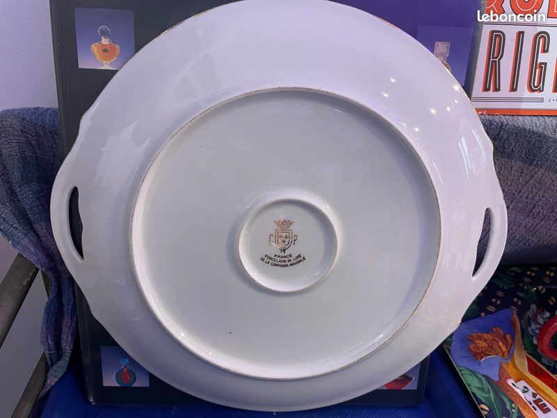 Ancien service à dessert /tarte/gâteau porcelaine CNP (image 5)
