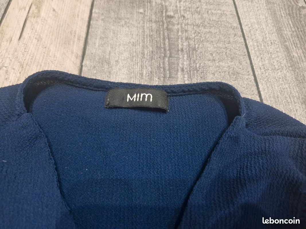 Débardeur bleu marine zippé (image 5)