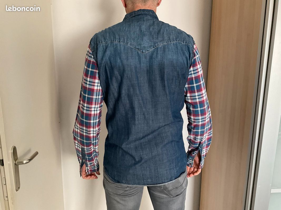 Chemise homme à carreaux Zara (image 2)