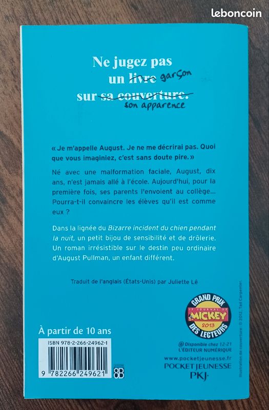 Livre Wonder (image 2)