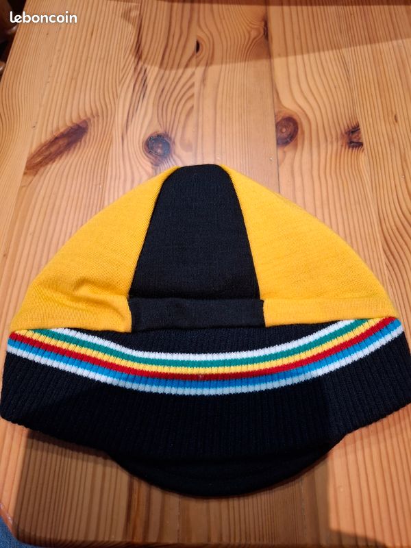 Bonnet Cycliste Vintage Nalini Banesto - Casquette D'hiver Années 90, Bleue