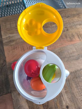 Chicco - Cooky Le Robot de Cuisine, Jeu Électronique, Bilingue, Age 18 Mois - 4 Ans, 1 robot, 6 ingrédients, 1 cuillère à soupe, 1 assiette