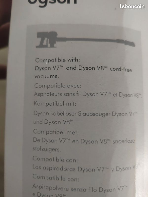 Kit accessoires pour Dyson V7 et V8 - NEUF (image 4)