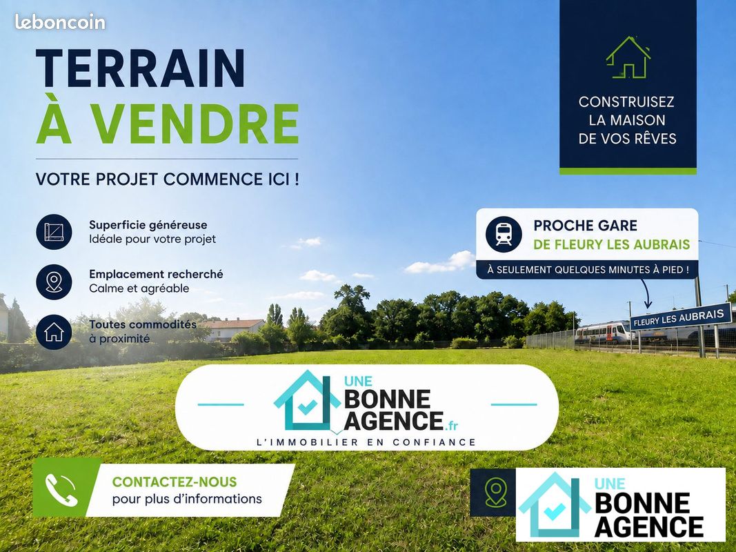 Terrain 318 m² · à Fleury-les-Aubrais · 85 900 €