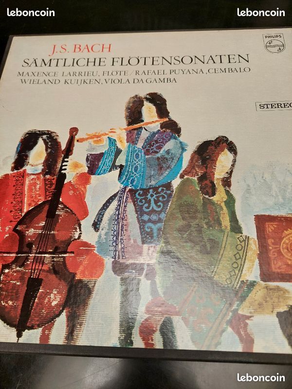 Coffret 2 vinyles BACH Sämtliche flötensonaten (image 1)