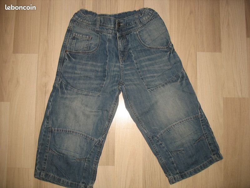 BERMUDA EN JEAN BLEU GARÇON 