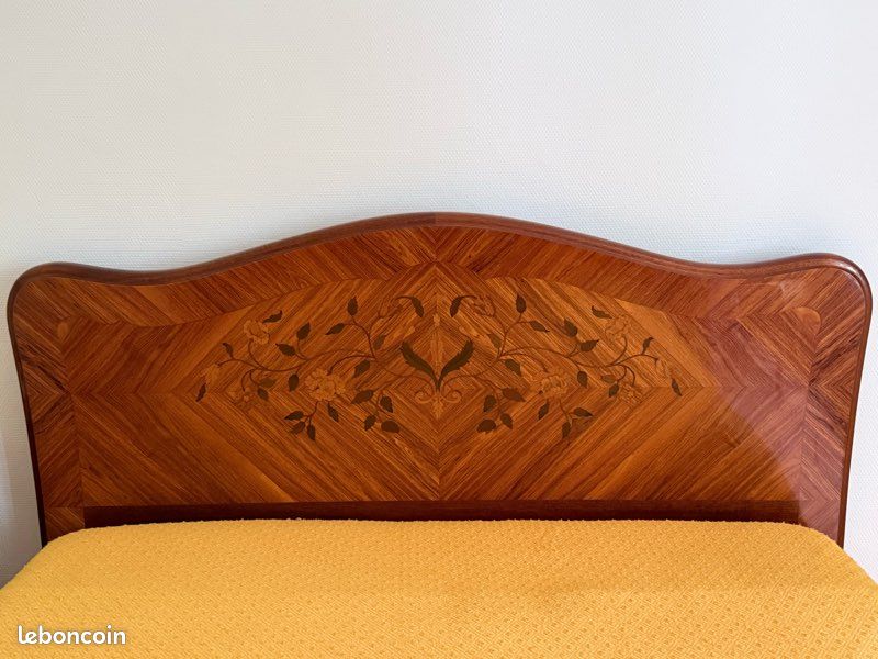 Ensemble chambre style Louis XV marqueté bois de rose (image 4)