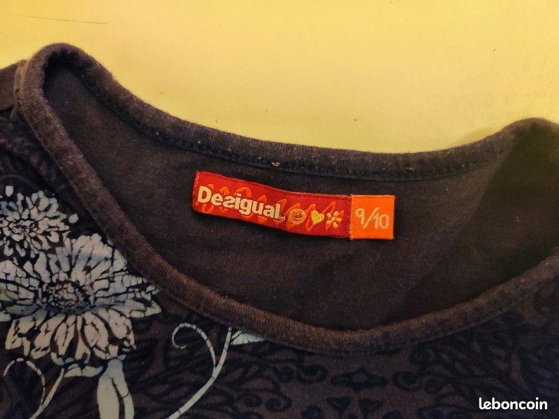 ✨ T. 9/10 Ans ⇢ DESIGUAL ⇢ Robe ⇢ Fille (image 3)
