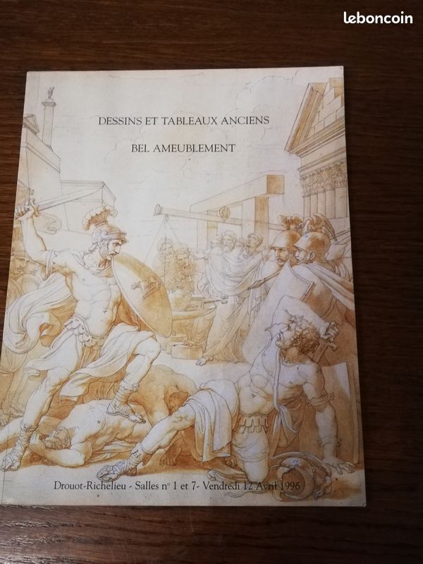 Catalogue encheres - drouot richelieu le 12 avril 1996 (image 1)