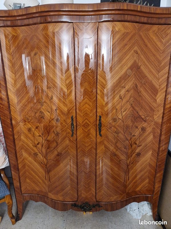Armoire marqueterie bois de rose (image 6)