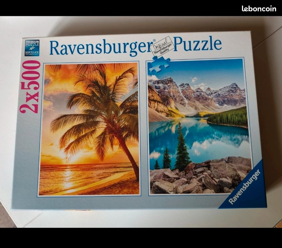 Puzzle paysages mer et montagne (image 1)