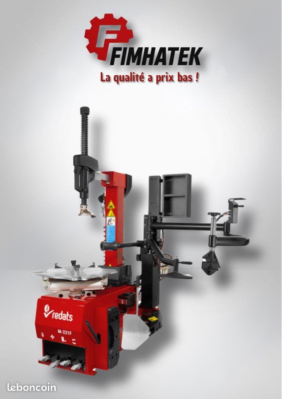 EN STOCK - démonte pneu automatique RUNFLAT M-221F-3D1 avec bras d'assistance 220V (image 1)