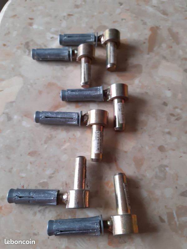 Lot de 6 gonds à cheville (image 1)
