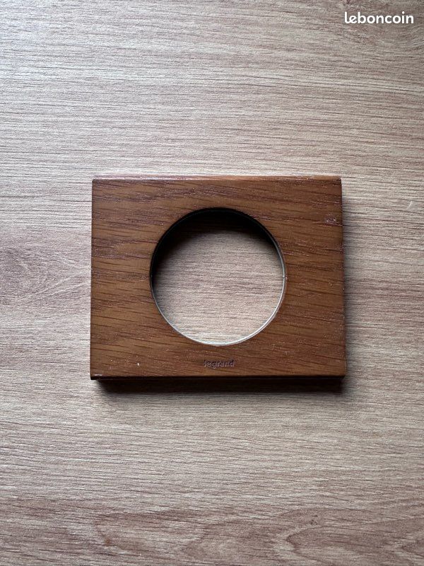 Plaque interrupteur bois (image 1)