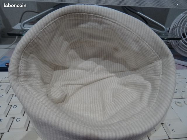 Chapeau de soleil blanc 3 / 6 mois (image 2)
