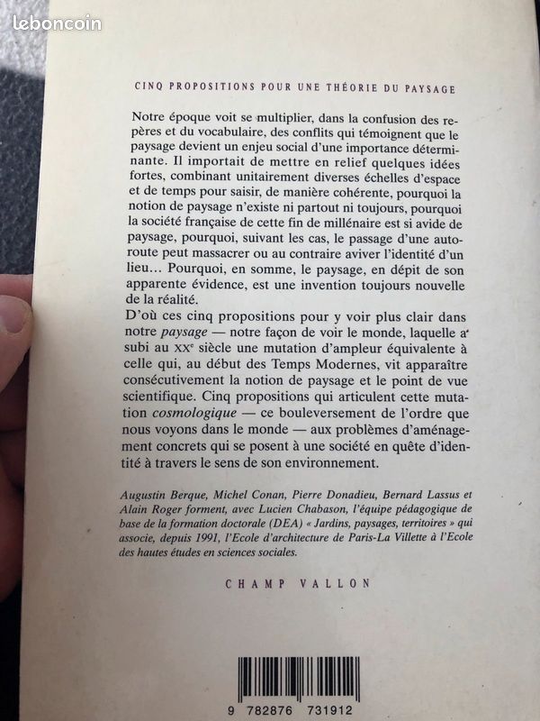 Livre d art et essai sur le paysage (image 2)