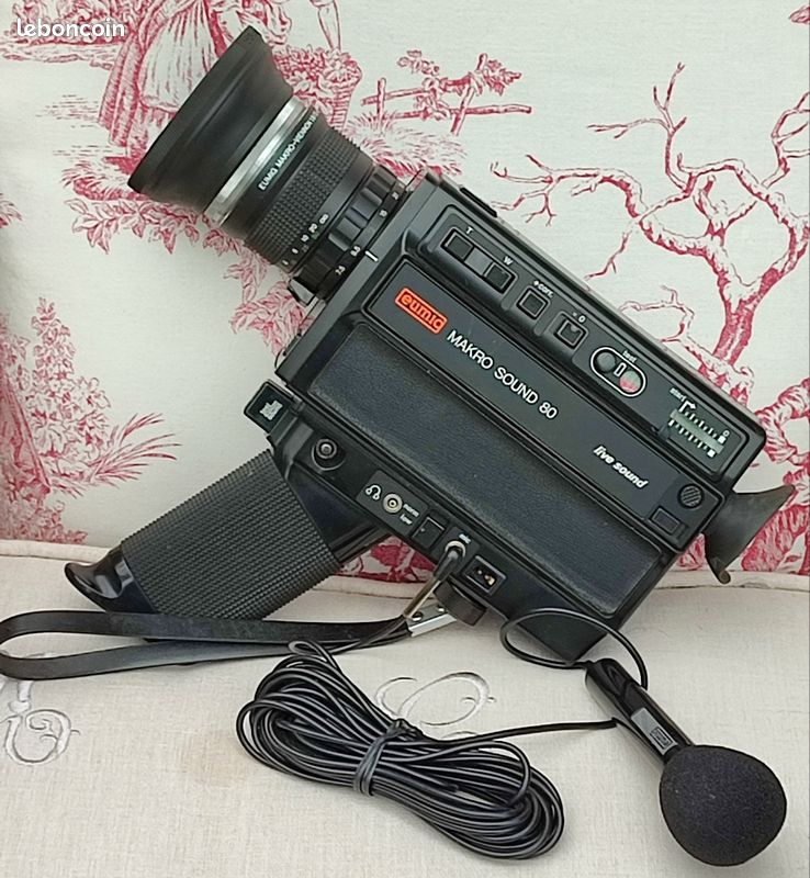 Caméra Vintage Eumig Makro Sound 80 Avec Sacoche – Bon état Pour Collection
