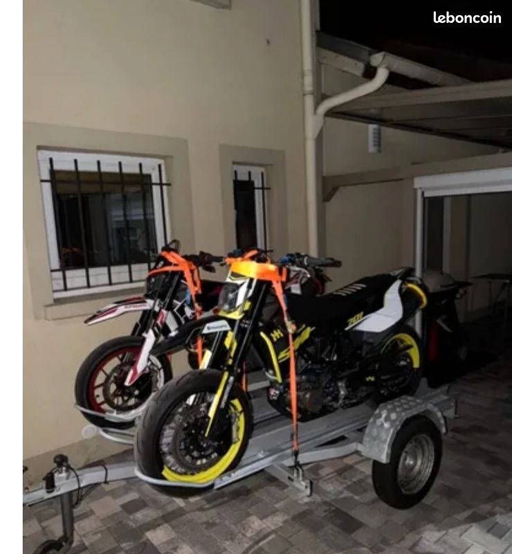 Remorque moto/ 3 rails (image 3)