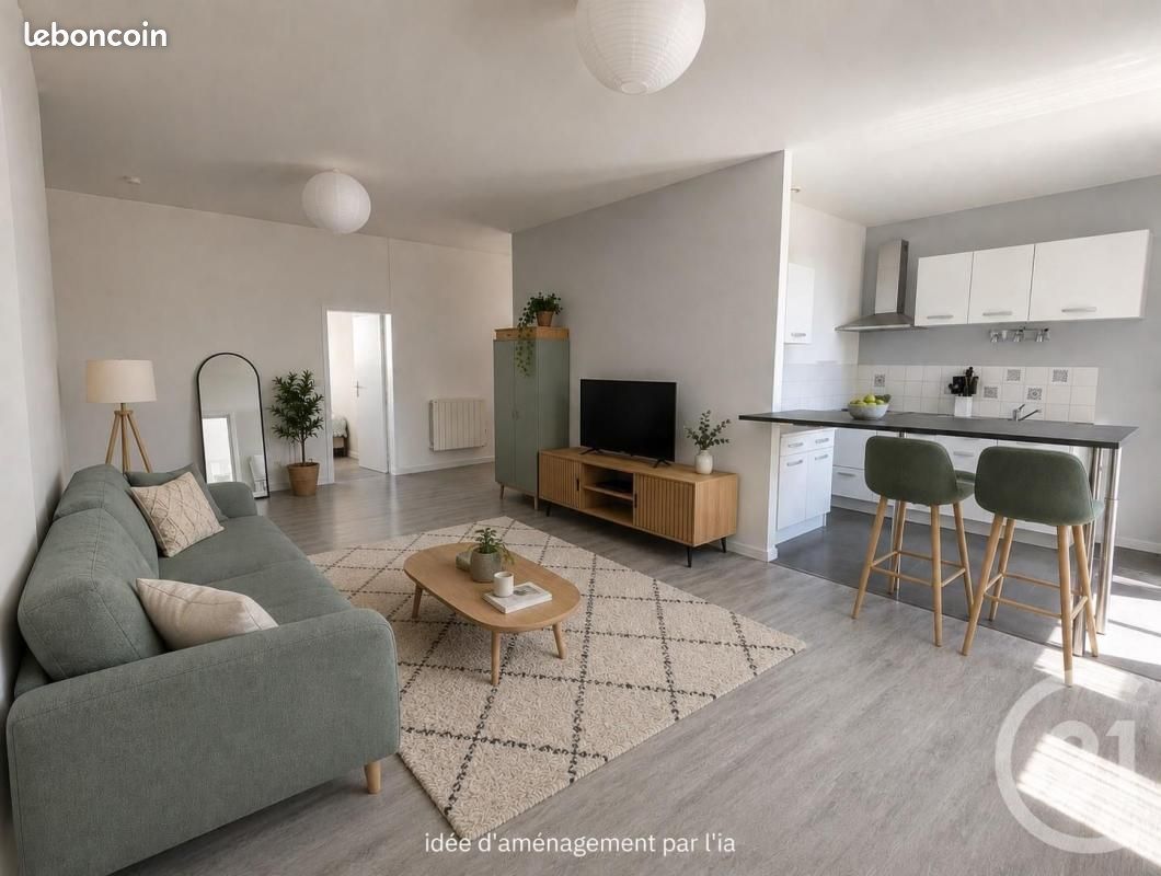 Appartement 2 pièces 52 m² · à Riom · 52 m² · 515 €/mois