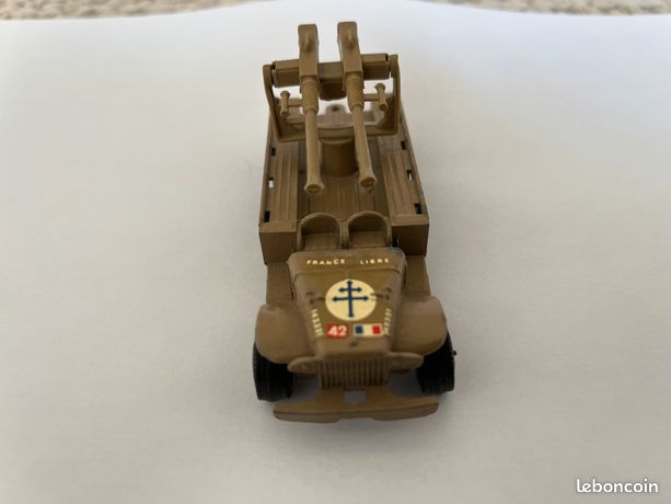 France Jouets Dodge Torpedo 6x6 1960 – Transport Troupes Kaki – 1/55 – Boîte