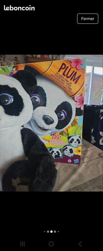 Furreal panda plum et sa boite Jeux Jouets