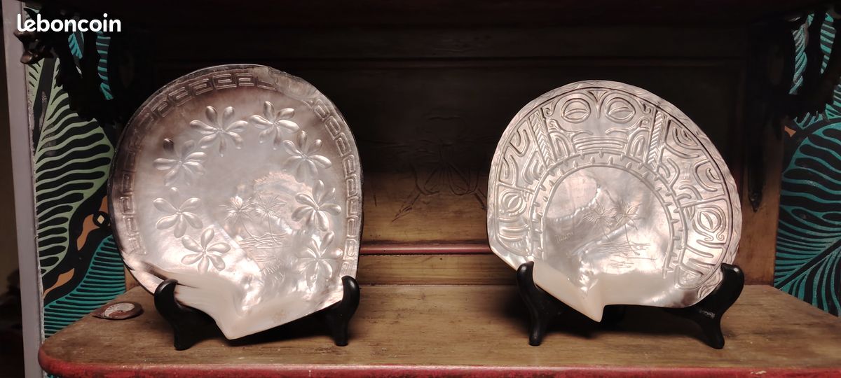 Baisse du prix. Lot de deux superbes nacres de tahiti (image 4)