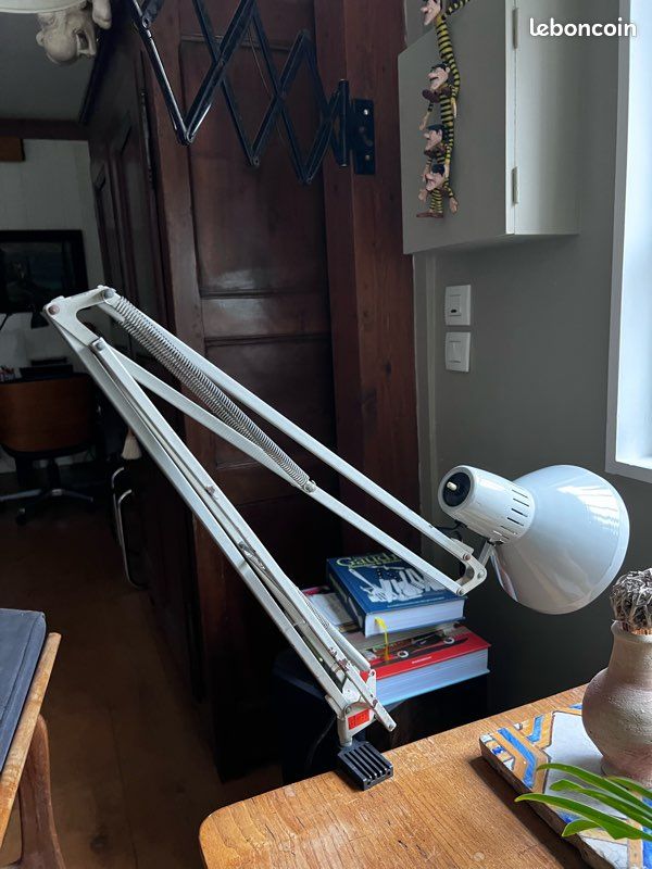 Lampe d’architecte - Ledu - blanche - vintage (image 11)