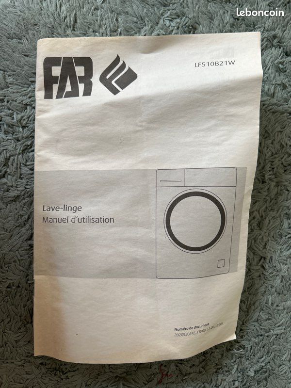 Pressostat Pour Lave-linge FAR Modèle LF510V21W - Pièce Détachée Référence 32025730
