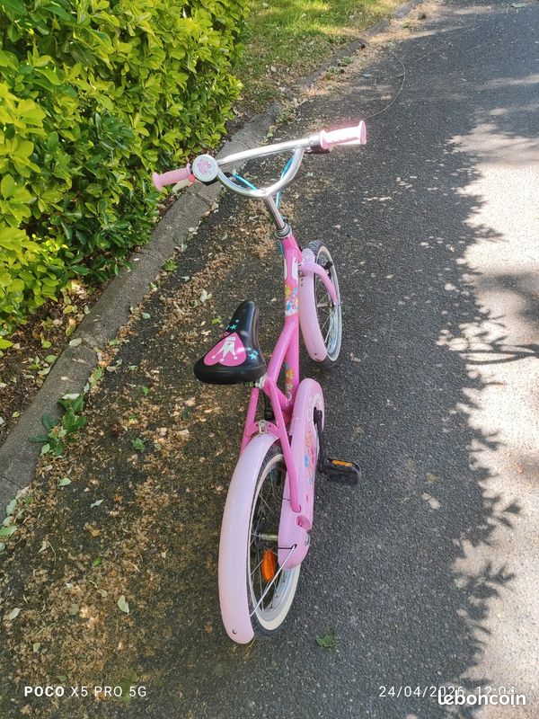 Vélo b twin princesse 16 pouces 4-6 ans (image 4)