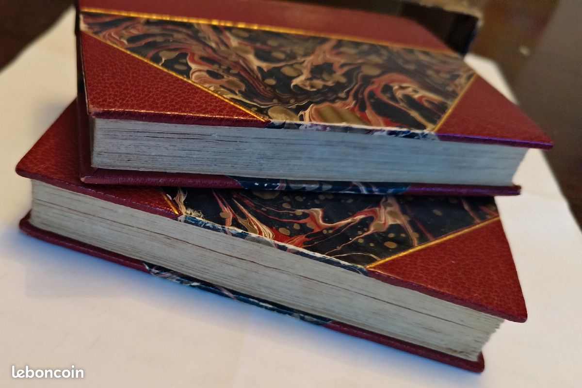 Coffret reliure 2 tomes "pensées choisies du R. P. LACORDAIRE" 10ème édition 1902 (image 5)