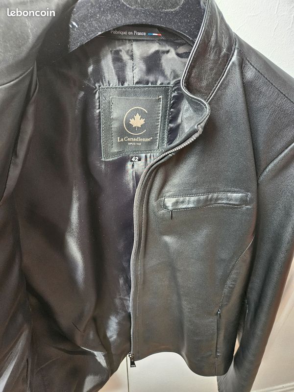 Blouson en cuir d'agneau (image 3)