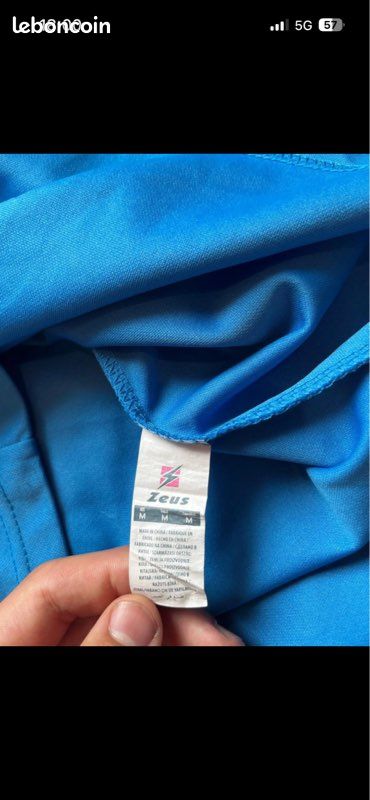 Maillot de foot vintage de l’équipe nationale italienne Zeus/M/Bleu/Excellent état (image 6)