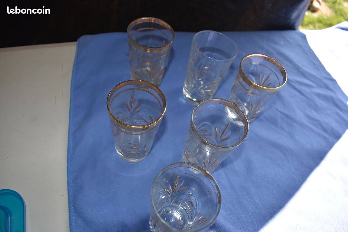 A vendre lot de 6 verres à thé marocain (image 3)