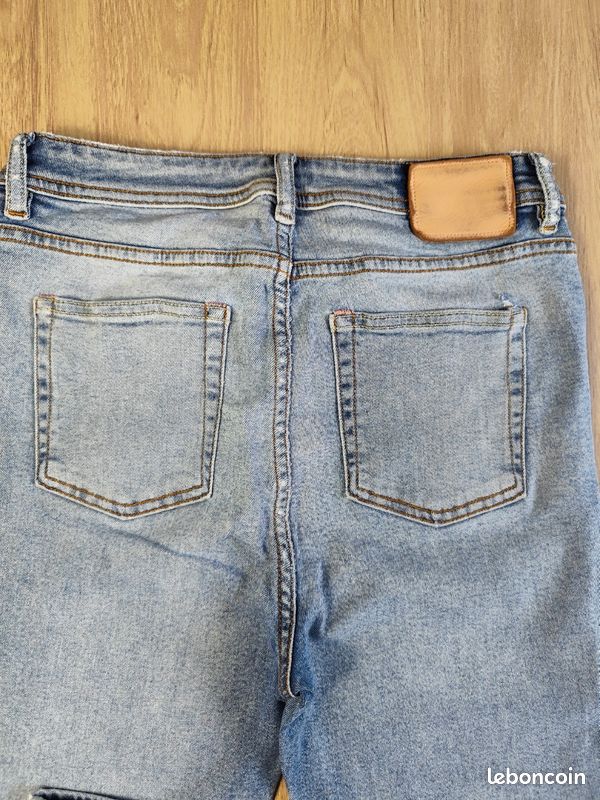 Jean Acne Studios Blå Konst – Modèle Climb Marble Wash – Taille W29/L32 T38 (image 8)