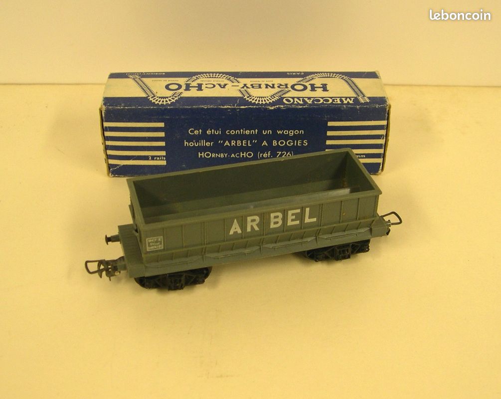 Wagon houiller Arbel à bogies SNCF en miniature par Hornby au HO - Modélisme