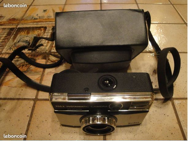 KODAK 355X INSTAMATIC CAMERA ELECTRONIC VINTAGE AVEC SAC 55TP Années 1970
