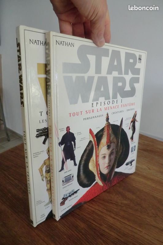 2 livres star wars guerres des étoiles tout sur la trilogie personnages créatures droîdes (image 3)