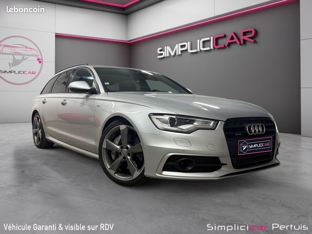 AUDI A6 AVANT V6 3.0 BiTDI DPF 313 Quattro S Line Tiptronic 8 A gps, sièges chauffants, clim multizone Garantie 1 (image 1)