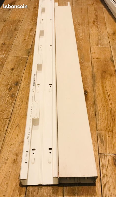 Goulotte de distribution mono Pour câble et fils électrique - 90 mm,40mm- neuf (image 2)
