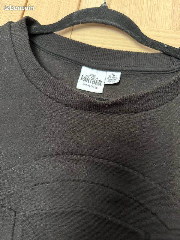 Sweat noir Black Panther t.xl (image 4)