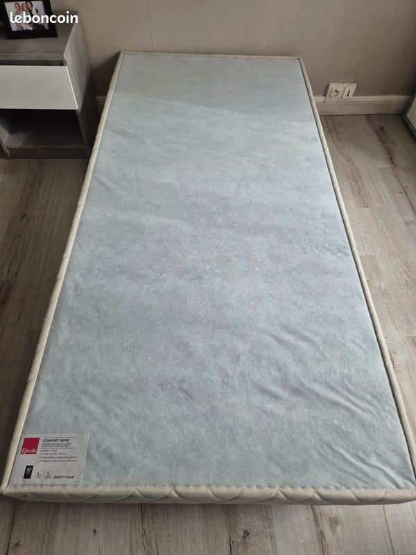 Matelas +sommier 1 personne (image 3)
