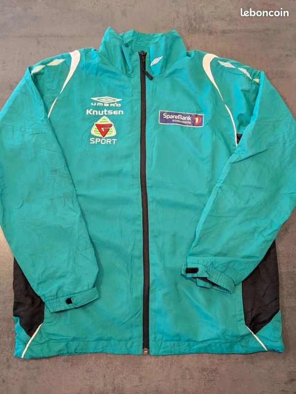 Veste Coupe-vent Vintage Le Tour De France – Verte – Taille L – Années 90
