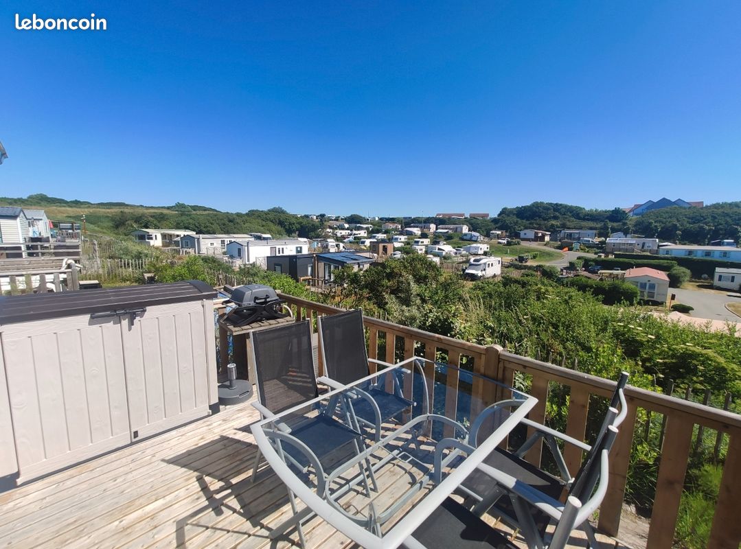 Location mobil-home 4 pers camping la falaise Equihen plage (image 2)