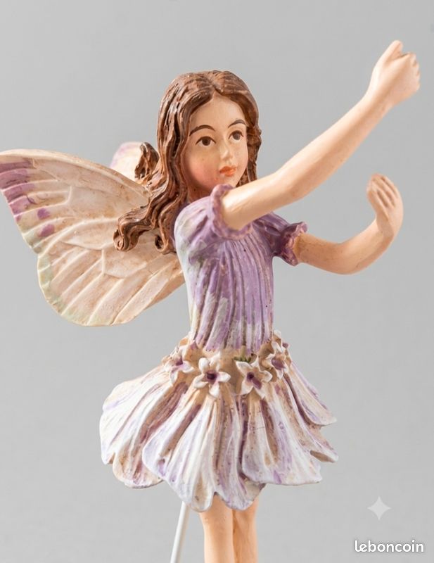 Figurine vintage fée des fleurs (image 7)